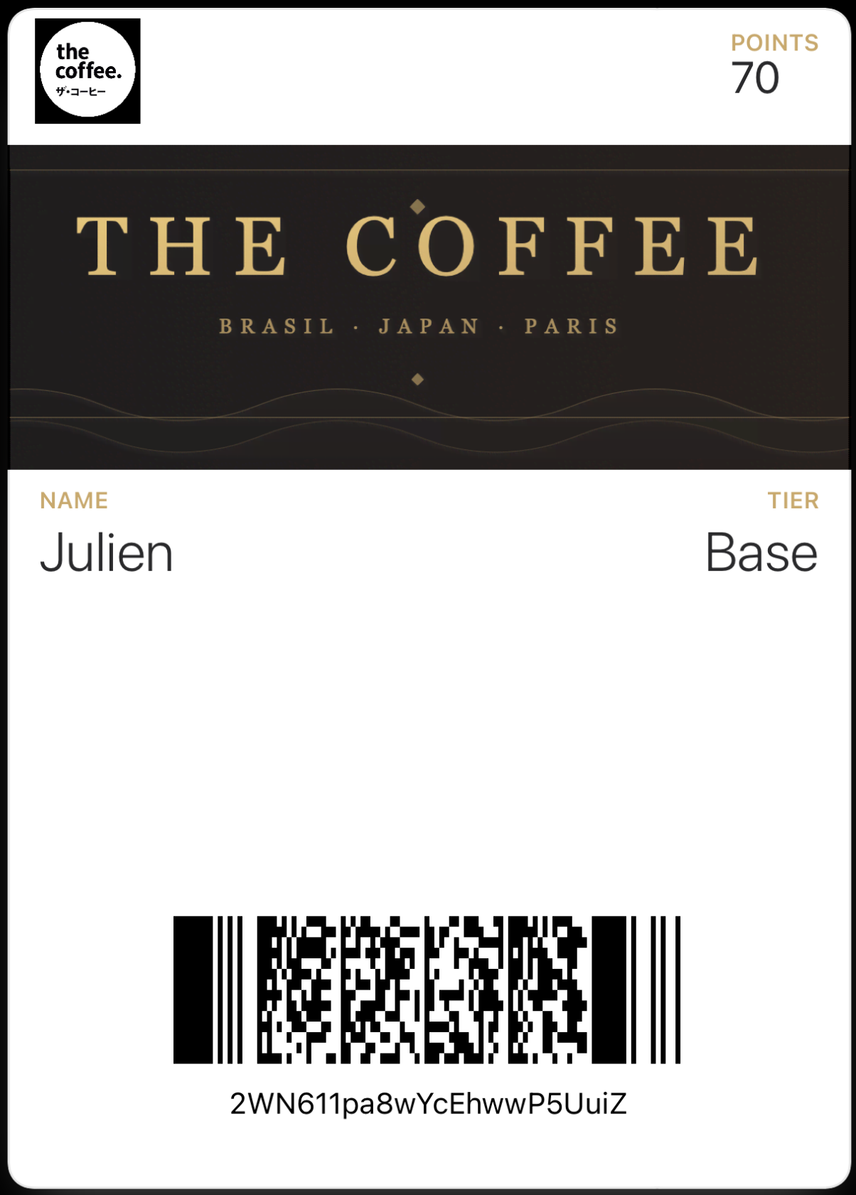 Carte de fidélité MyTag dans Apple Wallet